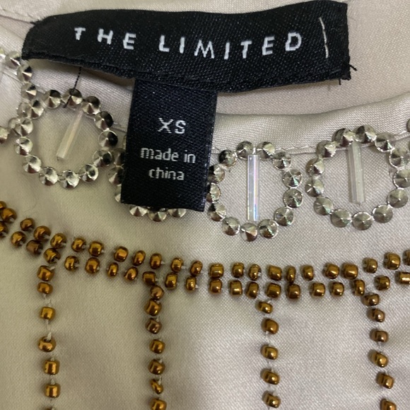 The Limited Bead Sleeveless Blouse Size XS - Picture 7 of 10